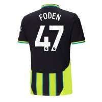 Manchester City Phil Foden #47 Vieraspaita 2024-25 Lyhythihainen